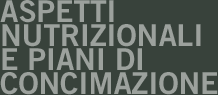 Aspetti nutrizionali e piani di concimazione